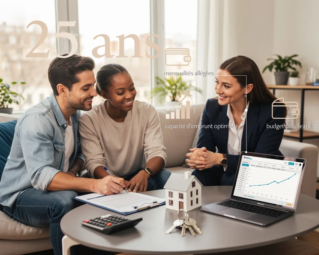 emprunt immobilier sur 25 ans